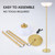 Modern Floor Superlamp 10000 Lumen - LED 75W, Dimmable 5 Changing Color, 85 CRI All Around Light