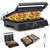 Giantex Panini Press Sandwich Maker, 3-in-1 Electric Indoor Grill