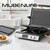 Panini Press,4 Slices Contact Grill with Removable Non-Stick Coated Grill and Flat Plates