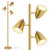 QiMH Tree Floor Lamp with 3 Light Bulbs, Standing Tall Pole Lamps for Living Room Bedroom Office