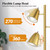 QiMH Tree Floor Lamp with 3 Light Bulbs, Standing Tall Pole Lamps for Living Room Bedroom Office