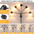 FOLKSMATE LED Floor Lamp, Medusa Multi Head Modern Tall, Rustic Adjustable Reading Standing Light for Living/Kids Room