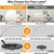 Ultra Bright 2000LM Arc Floor Lamps, Modern Standing Tall Lamp with Remote Control Reading Floor Lamp for Bedroom Office