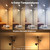 36W LED Tree Floor Lamp, Modern Dimmable Standing Lamp with Remote & Touch Control for Living Room, Bedroom, Office
