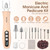 Manicure Pedicure Kit, Cordless Electric Nail Drill with 360° LED Light