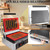 CTJ Commercial Panini Press with Grooved Grill Sandwich Maker