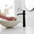 Faucet Waterfall Matte Black Bathroom Faucets Single Hole Single Handle