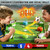 Remote Control Foosball Table Game, Mini Soccer Board Games with 3 Balls & 4 Remote Controllers