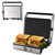 Panini Press, Electric Sandwich Press Grill, Open 180 Degrees, Electric Grill Indoor