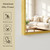 WISSMIELS 26x71 Inch Full Body Mirror - Large Arched Full Length Mirror with Stand Aluminum Frame Wall Mounted Leaning for Bedroom Living Room