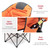 SUNNYFEEL Oversized Camping Chair Heavy Duty 500 LBS Portable Folding Chairs Orange Large Sofa Chair for Beach, Trip, Picnic, Lawn, Outdoor Camp Chair for Adults & Carry Bag
