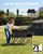 FanttikOutdoor Zeta L11 Duo Pro Double Camping Chair, 2 Person Portable Folding Couch, High Strength Loveseat with Cup Holder & Carry Bag for Travel, Games, BBQ, Backyard, Support up to 600 lbs, Black