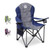 Northroad Oversized Portable Camping Chair, Full Padded Outdoor Folding Chair Support 350 LBS, Heavy Duty Lawn Chair with Cup Holder, Cooler Bag, Lumbar Support, Head Pocket for Adult-Blue