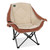 Northroad Folding Camping Chair,Oversized Portable Camping Chair w/Cup Holder,Heavy Duty Padded Lawn Chair for Outdoor, Tailgates, Beach, and Sports, Moca