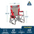 GCI Outdoor Stowaway Rocker - Varsity Black/Gray