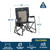 GCI Outdoor Stowaway Rocker - Stealth Camo