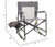 GCI Outdoor Freestyle Rocker Portable Folding Rocking Chair, Outdoor Camping Chair with Side Table