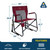GCI Outdoor Freestyle Rocker Camping Chair | Portable Folding Rocking Chair with Solid, Durable Armrests, Drink Holder & Comfortable Backrest — Grey
