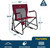 GCI Outdoor Freestyle Rocker Camping Chair | Portable Folding Rocking Chair with Solid, Durable Armrests, Drink Holder & Comfortable Backrest — Cinnamon