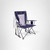 GCI Outdoor Comfort Pro Rocker Collapsible Rocking Chair & Outdoor Camping Chair, Indigo Blue