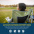 GCI Outdoor Comfort Pro Rocker Collapsible Rocking Chair & Outdoor Camping Chair, Indigo Blue