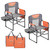 SUNNYFEEL Camping Directors Chair, Heavy Duty,Oversized Portable Folding Chair with Side Table, Pocket for Beach, Fishing,Trip,Picnic,Lawn,Concert Outdoor Foldable Camp Chairs
