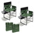 SUNNYFEEL Camping Directors Chair 2 Pack, Heavy Duty,Oversized Portable Folding Chair with Side Table, Pocket for Beach, Fishing,Trip,Picnic,Lawn,Concert Outdoor Foldable Camp Chairs