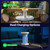 OnBeam Solar Bug Zapper Outdoor, Mosquito Zapper Outdoor Waterproof Electric Fly Zapper Rechargeable Mosquito Killer with Solar Panel, 4200V Fly Trap Indoor for Home Backyard, Patio, Garden, Camping