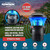 Flowtron Outdoor Bug Trap | UV Light & Powerful Fan Fly Killer with ½ Acre Coverage | Quiet Insect Control & Weather Resistant | Easy Clean Collection Chamber | Patio Deck Yard | ETL Certified