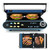 COSTWAY Panini Press, 1200W Sandwich Maker with LED Touch Panel