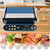 COSTWAY Panini Press, 1200W Sandwich Maker with LED Touch Panel
