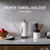 simplehuman Standing Paper Towel Holder with Spray Pump