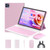 ICONLINK Android 15 Tablet 10 Inch, 12(3+9) GB RAM+64GB ROM, 2 in 1 Tablets with Keyboard Case Mouse Stylus, 1.8GHz Five-core Processor, 1280 * 800 IPS HD Screen, 5G WiFi6 BT 5.3 Tableta PC(Pink)