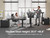 SEDETA L Shaped Electric Standing Desk with File Cabinet, 63 x 53'' Height Adjustable Home Office Computer Desk with Drawers, Power Outlet, Stand up Gaming Table with Led Lights, Keyboard Tray, Black