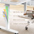 Veken 55 Inch Large Electric Standing Desk,Sit to Stand Up, Heights Adjustable, Work Home Office Computer Table for Study, Walking Pad, Writing, and Games, Wooden Desktop Desks, White
