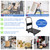 Push Cart Dolly, Moving Platform Hand Truck with 360 Degree Swivel Silent Wheel, Foldable for Easy Storage Suitable with 800lb Weight Capacity, Black