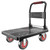 Upgraded Foldable Push Cart Dolly,560 lbs. Capacity Moving Platform Hand Truck,Heavy Duty Space Saving Collapsible,4‘’ TPR 360-Degree Silent Wheels,2 Swivel Wheels and 2 Fixed Wheels