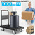 Platform Truck, Foldable Handcart with Swivel Wheel 34"x22" Heavy-Duty Push Dolly Cart,1000lbs Capacity, 6 Steel Load-Bearing Beams for Warehouse Garage Home Use