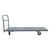 DMC-FPPS Steel Platform Truck/Smooth Deck Platform Truck 2000lb Capacity Heavy Duty Industrial Push Cart 72" L x 36" W Large Flatbed Dolly with 6"x4" Wheels