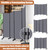 Room Divider Portable 88'' Partition Room Dividers and Folding Privacy Screens 4 Panel Wall Divider for Room Separation，Freestanding Fabric Room Divider Panel with Wheels for Home Office Hospital