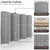 Sorbus 8 Panel Room Divider 6 ft. Tall - Privacy Screen, Extra Wide Double Hinged Panels, Mesh Hand-Woven Design, Partition Room Dividers and Folding Privacy Screens, Wall Divider for Room Separation