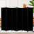 Room Divider and Folding Privacy Screens 6 Panel, 11 Ft Wide Room Partitions Dividers, Portable Room Divider Screen for Room Separtition, Folding Wall Dividers for Rooms, Office, Bedroom, Studio Black