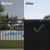 LOVE STORY 6'x 50' Fence Privacy Screen Outdoor Mesh Fencing Covers Screen Fence Wind Block with Grommets for Patio Garden Wall Backyard, Black (We Make Custom Size)