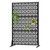 Metal Privacy Screen Outdoor 72" H×46" W, Freestanding Decorative Privacy Fence Panel for Backyard/Patio/Deck/Balcony/Yard, Modern Design Room Divider with Stand (Black-A)