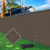 Cisvio 5ftx50ft Fence Privacy Screen Heavy Duty 170 GSM Windscreen & Dustproof Fabric Privacy Screen Covering Mesh Fencing for Outdoor Patio, Balcony, Pool Deck, Brown