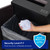 Wingwise P-7 High Security Professional Commercial Paper Shredder Heavy Duty(1 * 1.2mm), 5-Sheet Super Micro Cut, 11.9 Gallons Bin, 3.5m/min Shredding, Paper Shredder for Confidential Documents