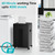 WOLVERINE 18-Sheet Shredders for Home Office Heavy Duty P-4 Security Level Crosscut Paper Shredder Paper/CD/Card Ultra Quiet Paper Shredder for Home with 6 Gallons Pullout Waste Bin SD9113(Black ETL)