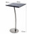Portable Black Curved Lectern Podium Stand - Acrylic Presentation Stand for Classroom, Church, Speech, Concert - Lightweight, Stable Design for Easy Transport and Use