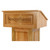 Counselor Solid Wood Podium Lectern – Handcrafted Oak Presentation Podium for Churches, Schools, Events, and Offices – Elegant Design with Stain Options – USA-Made Speaker Stand (Early American)