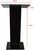 ZEELYDE Lectern Podium Stand,Clear Podium Clear Podium Stand, Portable Schools Church Office with Wide Reading Countertop Surface， Professional Church Lecture, 4 Style